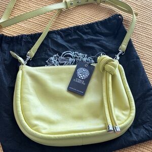 Vince Camuto Lemon Leather Crossbody Bag